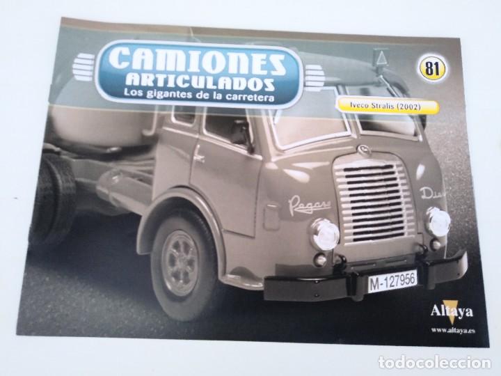 Autos und Motorr&auml;der: Fasc&iacute;culo 81 Camiones Articulados Iveco Stralis (2002) Altaya Nuevo