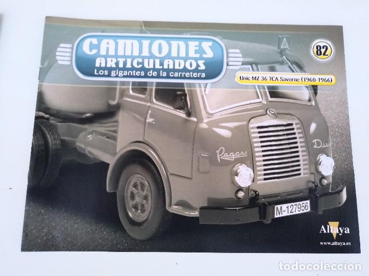 Autos und Motorr&auml;der: Fasc&iacute;culo 82 Camiones Articulados Unic MZ 36 TCA Saverne (1960-1966) Altaya Nuevo