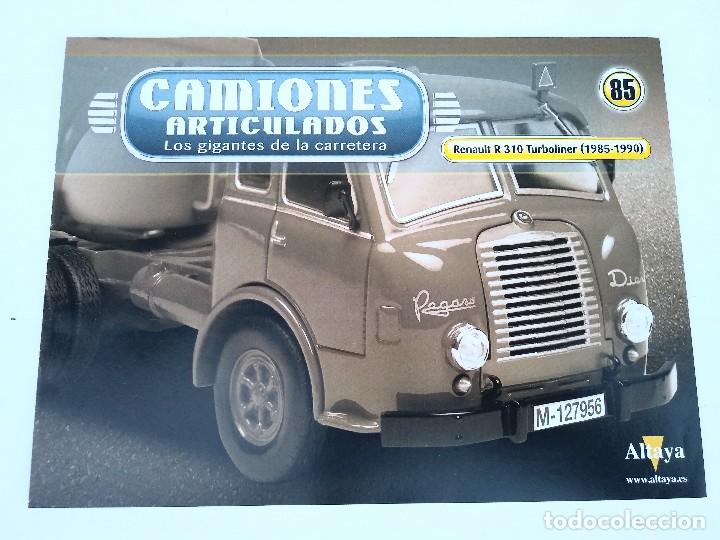 Carros e motociclos: Fasc&iacute;culo 85 Camiones Articulados Renault R310 Turboleader (1985-1990) Altaya Nuevo