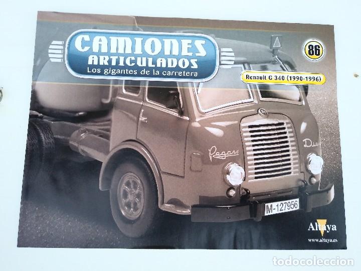 Autos und Motorr&auml;der: Fasc&iacute;culo 86 Camiones Articulados Renault G 340 (1990-1996) Altaya Nuevo
