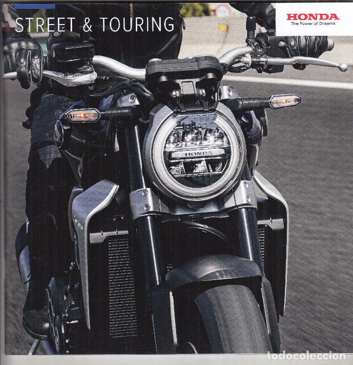 Coches y motocicletas: CATALOGO PUBLICITARIO STREET Y TOURING HONDA. IDIOMA ESPA&Ntilde;OL Y 43 PAGINAS.