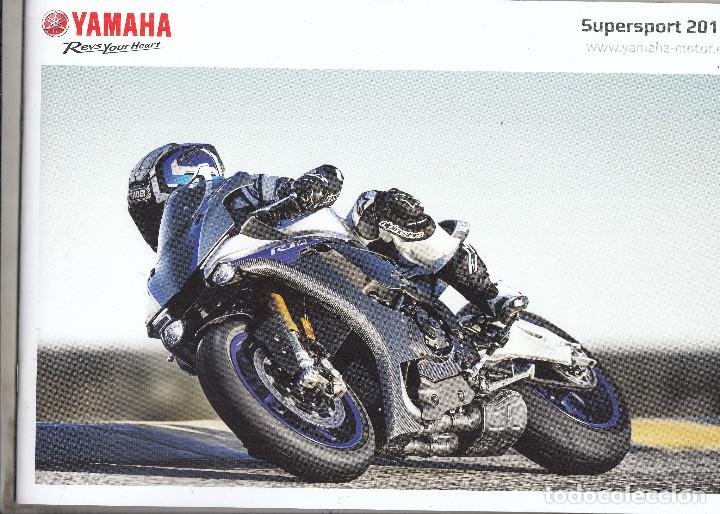 Coches y motocicletas: CATALOGO PUBLICITARIO YAMAHA SUPERSPORT 2018. IDIOMA ESPA&Ntilde;O Y 34 PAGINAS. YZF R1M, YZF R1, YZF R6