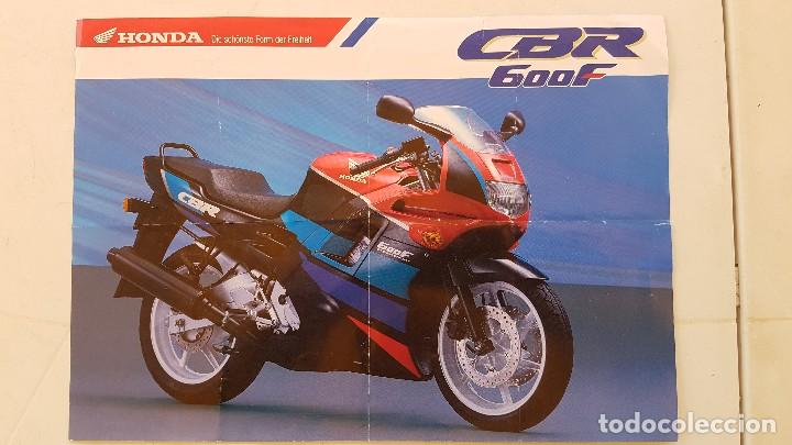 Coches y motocicletas: Folleto publicitario Honda CBR600F (alem&aacute;n)