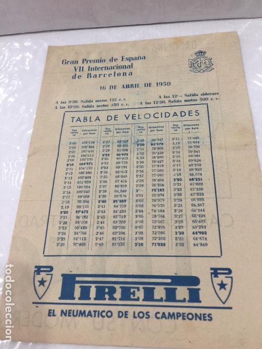 Coches y Motocicletas: GRAN PREMIO DE ESPA&Ntilde;A VII DE BARCELONA 1950 MONTJUICH NORTON PIRELLI