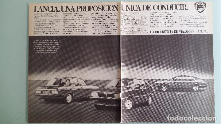 Coches y motocicletas: Hoja doble publicidad Lancia Trevi -  Delta - HP Executive