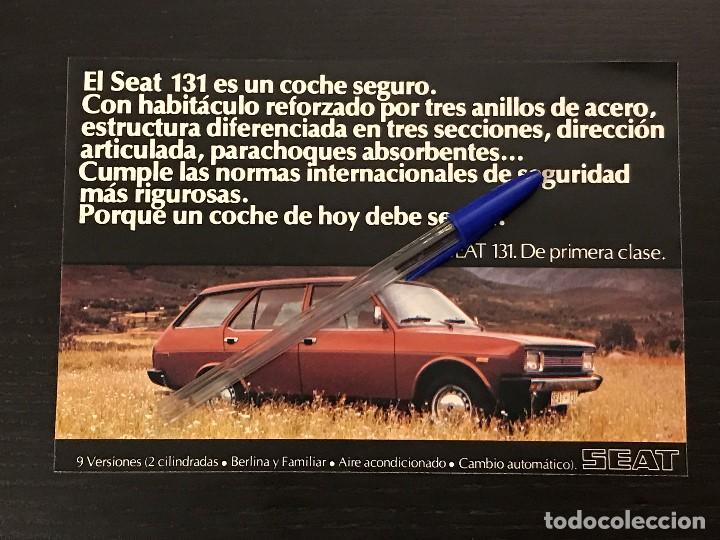 Autos und Motorr&auml;der: SEAT 131 FAMILIAR 5 PUERTAS - RECORTE PRENSA REVISTA ANUNCIO PUBLICIDAD