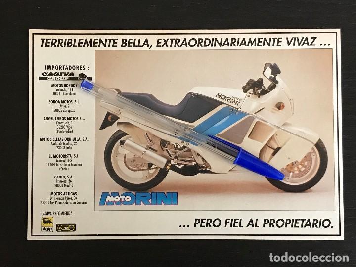 Autos und Motorr&auml;der: MORINI DART 350 MOTO CAGIVA GROUP - RECORTE PRENSA REVISTA ANUNCIO PUBLICIDAD