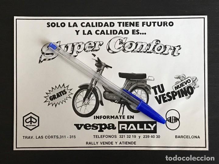 Coches y Motocicletas: VESPA RALLY VESPINO SC SUPER CONFORT - RECORTE PRENSA REVISTA ANUNCIO PUBLICIDAD