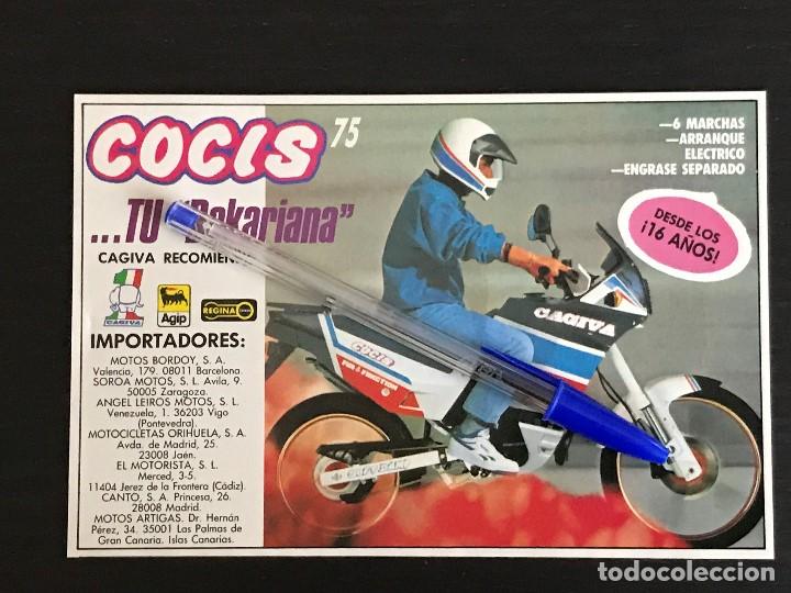 Autos und Motorr&auml;der: CAGIVA COCIS 75 TU DAKARIANA - RECORTE PRENSA REVISTA ANUNCIO PUBLICIDAD