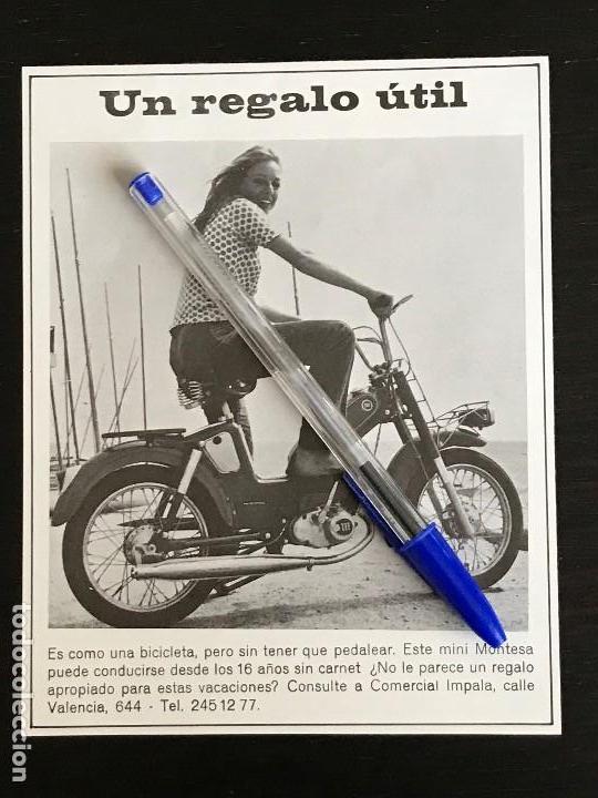 Coches y Motocicletas: MONTESA MINI CICLOMOTOR - RECORTE PRENSA REVISTA ANUNCIO PUBLICIDAD