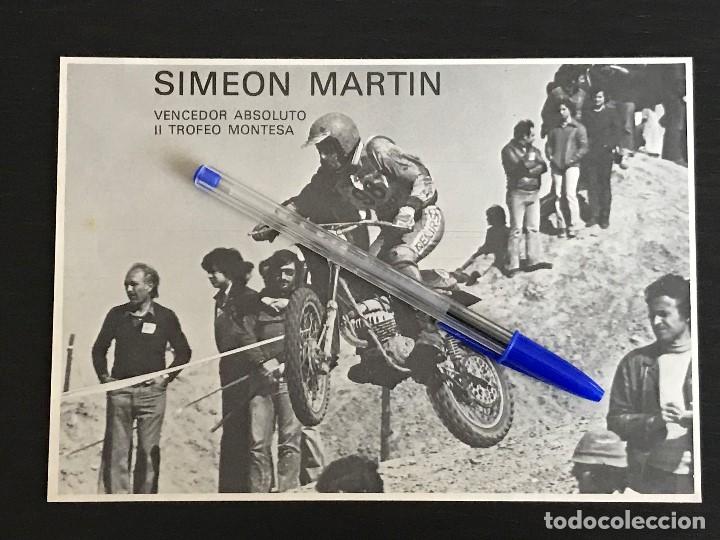 Coches y Motocicletas: MONTESA SIEMON MARTIN VENCEDOR II TROFEO MONTESA - RECORTE PRENSA REVISTA ANUNCIO PUBLICIDAD