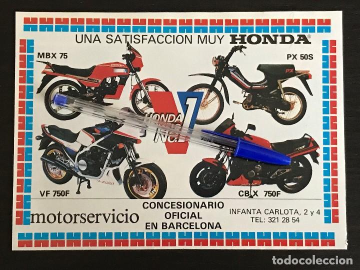 Coches y motocicletas: HONDA MOTOSERVICIO BARCELONA MBX 75 PX VF 750 F CBX - RECORTE PRENSA REVISTA ANUNCIO PUBLICIDAD