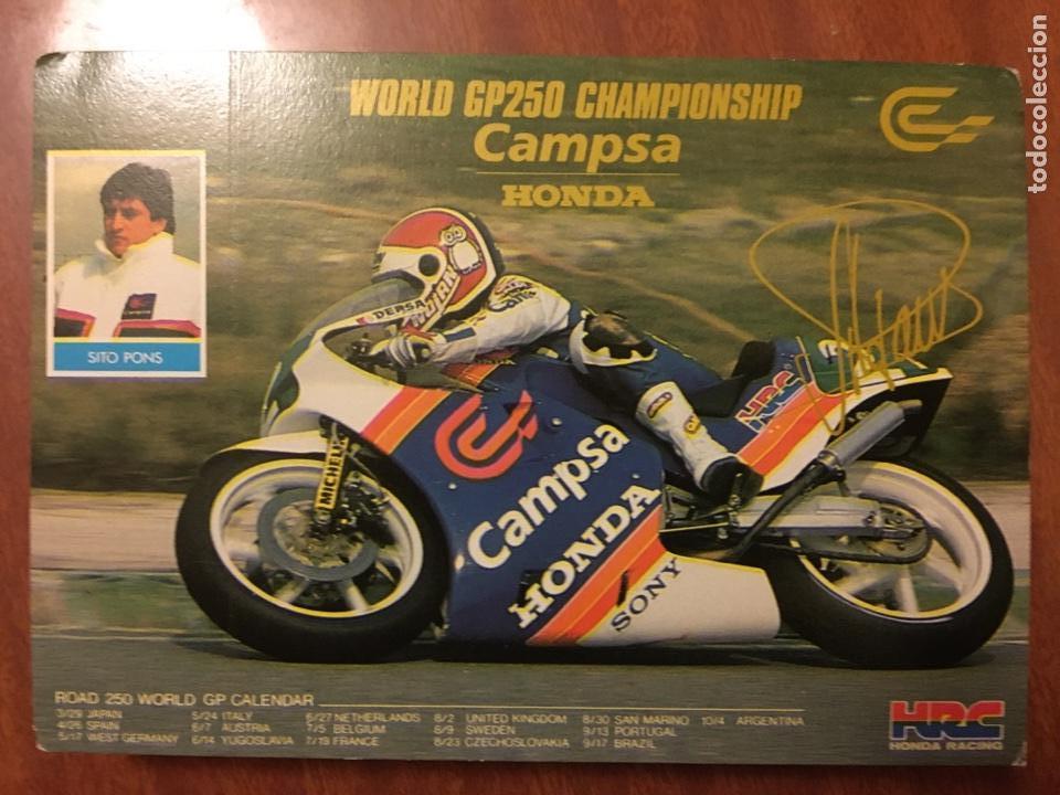 Coches y motocicletas: Honda Campsa Sito Pons motocicletas