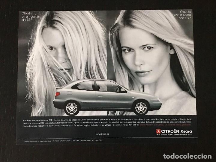 Coches y Motocicletas: CITROEN XSARA - ANUNCIO RECORTE PUBLICIDAD DE REVISTA - NO CATALOGO MANUAL FOLLETO FOTO POSTER