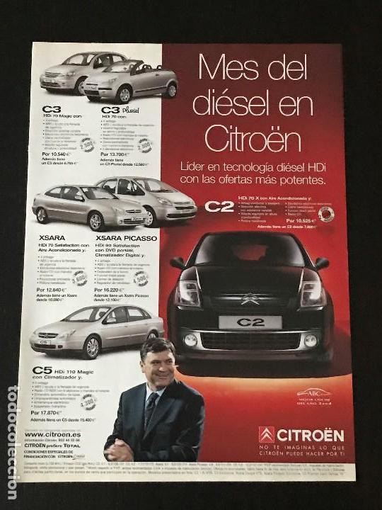 Coches y Motocicletas: CITROEN C2 - ANUNCIO RECORTE PUBLICIDAD DE REVISTA - NO CATALOGO MANUAL FOLLETO FOTO POSTER