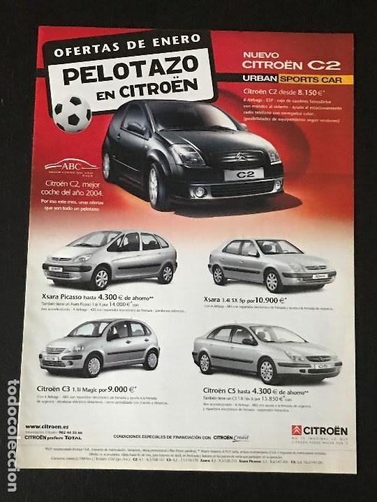Coches y Motocicletas: CITROEN C2 - ANUNCIO RECORTE PUBLICIDAD DE REVISTA - NO CATALOGO MANUAL FOLLETO FOTO POSTER