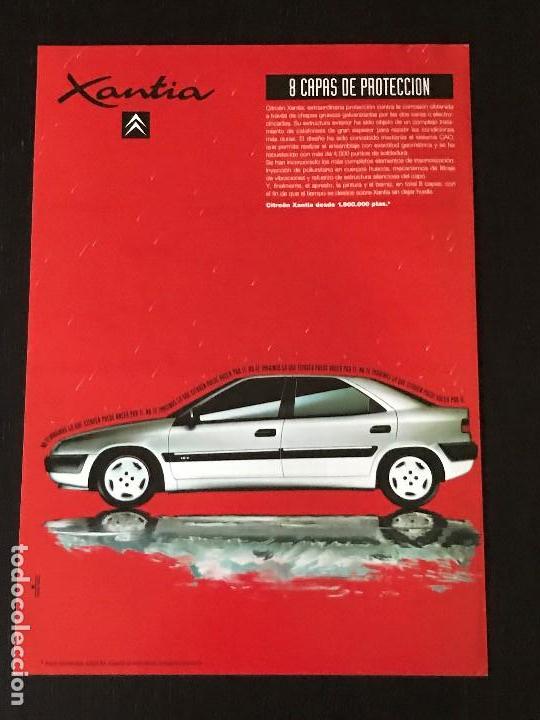 Coches y Motocicletas: CITROEN XANTIA - ANUNCIO RECORTE PUBLICIDAD DE REVISTA - NO CATALOGO MANUAL FOLLETO FOTO POSTER