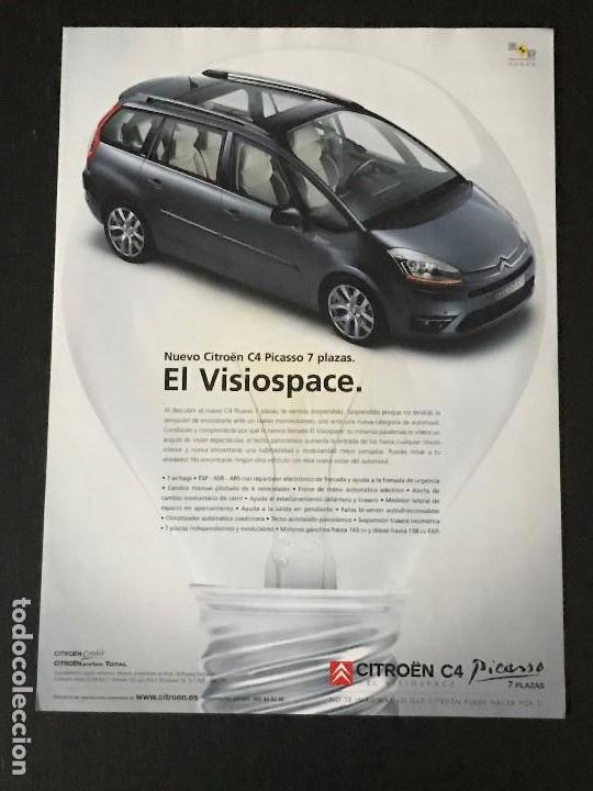 Coches y Motocicletas: CITROEN C4 PICASSO - ANUNCIO RECORTE PUBLICIDAD DE REVISTA - NO CATALOGO MANUAL FOLLETO FOTO POSTER