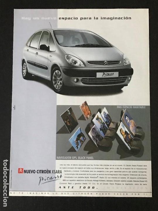 Coches y Motocicletas: CITROEN XSARA - ANUNCIO RECORTE PUBLICIDAD DE REVISTA - NO CATALOGO MANUAL FOLLETO FOTO POSTER