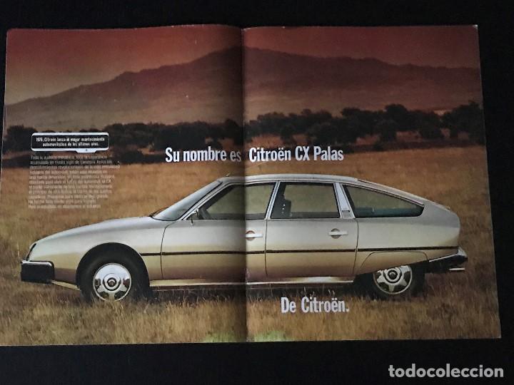 Coches y Motocicletas: CITROEN CX PALAS - ANUNCIO RECORTE PUBLICIDAD DE REVISTA - NO CATALOGO MANUAL FOLLETO FOTO POSTER
