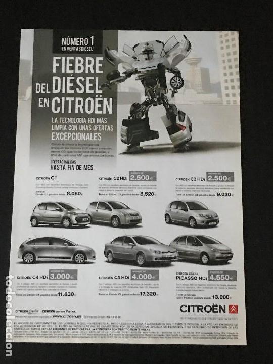 Coches y Motocicletas: CITROEN GAMA C1 C2 - ANUNCIO RECORTE PUBLICIDAD DE REVISTA - NO CATALOGO MANUAL FOLLETO FOTO POSTER