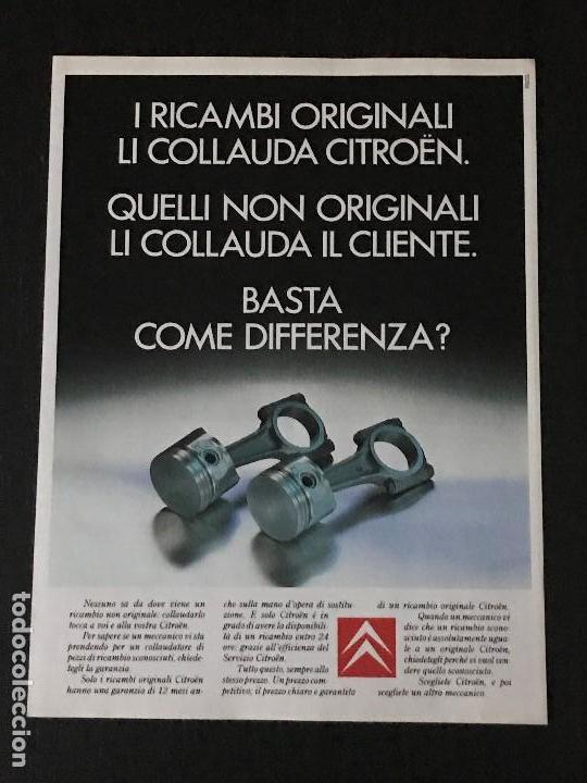 Coches y Motocicletas: CITROEN RECAMIBOS - ANUNCIO RECORTE PUBLICIDAD DE REVISTA - NO CATALOGO MANUAL FOLLETO FOTO POSTER