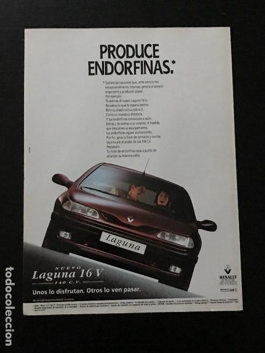 Autos und Motorr&auml;der: RENAULT LAGUNA 16v - ANUNCIO RECORTE PUBLICIDAD DE REVISTA - NO CATALOGO MANUAL FOLLETO FOTO POSTER