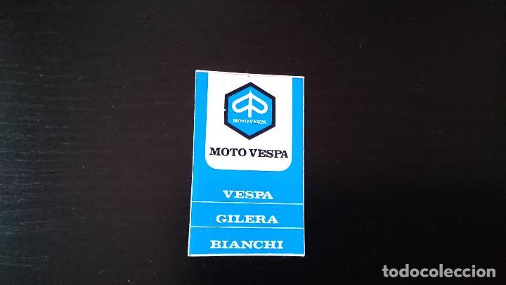 Coches y Motocicletas: PEGATINA MOTO VESPA GILERA BIANCHI - MEDIDAS 6,5 X 4