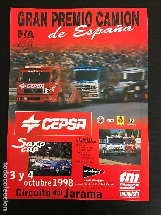 Autos und Motorr&auml;der: GRAN PREMIO CAMION ESPA&Ntilde;A JARAMA - ANUNCIO RECORTE PUBLICIDAD DE REVISTA - NO FOTO POSTER FOLLETO
