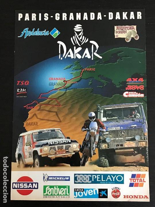Autos und Motorr&auml;der: PARIS GRANADA DAKAR RAID RALLY - ANUNCIO RECORTE PUBLICIDAD DE REVISTA - NO FOTO POSTER FOLLETO