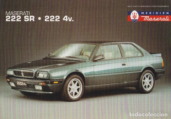Carros e motociclos: CAT&Aacute;LOGO MASERATI 222 SR Y 4V