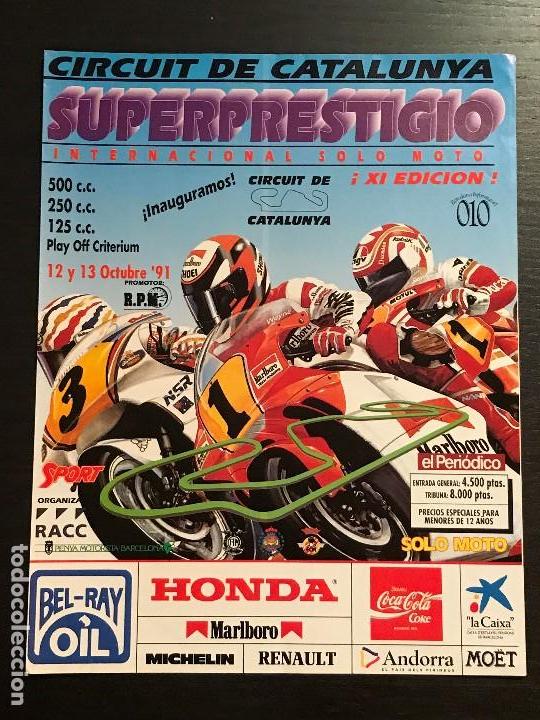 Coches y motocicletas: XI SUPERPRESTIGIO CIRCUIT CATALUNYA MOTO HONDA 125 250 500 - ANUNCIO RECORTE PUBLICIDAD DE REVISTA