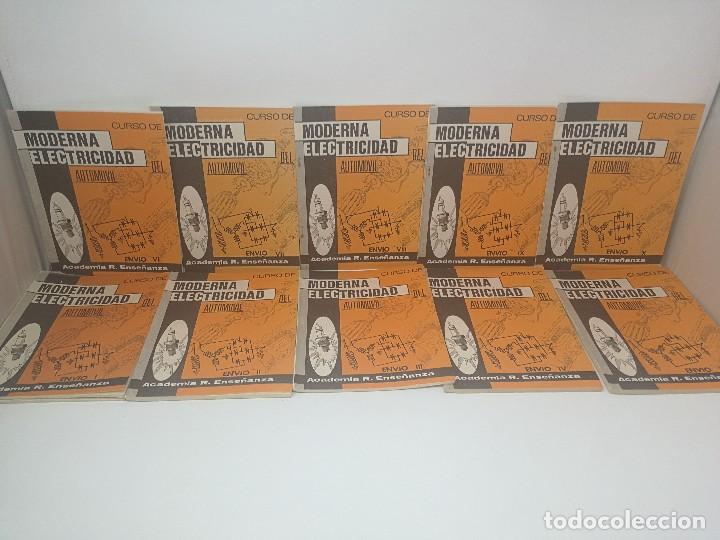Coches y Motocicletas: 1969. Curso completo Moderna Electricidad Automovil. 10 tomos. Muy ilustrado, graficos, diagramas...