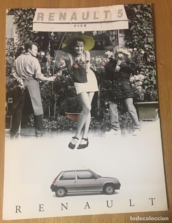 Automobili e Motociclette: Folleto cat&aacute;logo publicidad original renault 5 five de 1993 r5 r-5