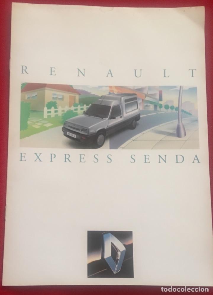 Automobili e Motociclette: Folleto cat&aacute;logo publicidad original renault express senda de 1986