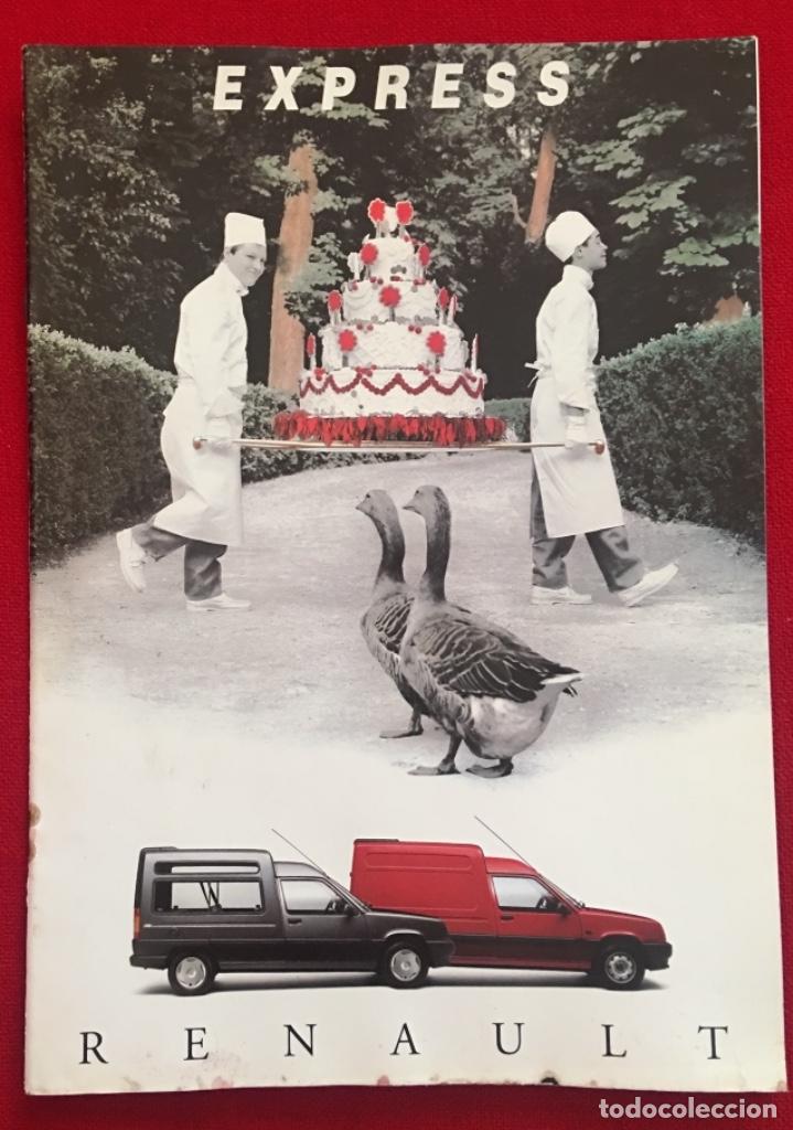 Automobili e Motociclette: Folleto cat&aacute;logo publicidad original renault express de 1993