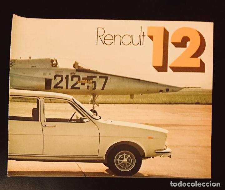 Automobili e Motociclette: Folleto cat&aacute;logo publicidad original renault 12 de 1975