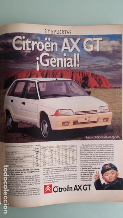 Coches y Motocicletas: Anuncio Publicidad Citroen AX GT