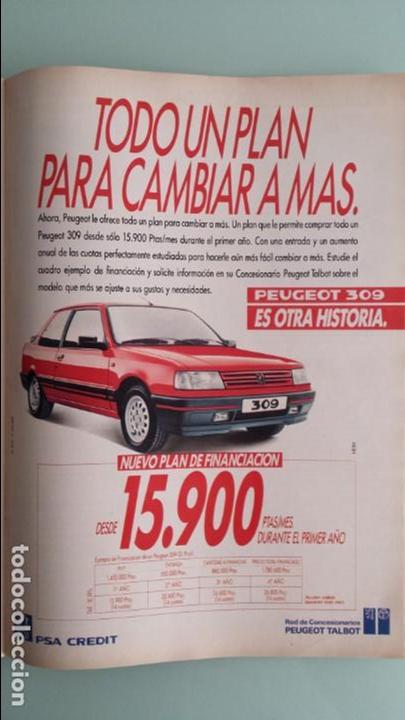 Coches y Motocicletas: Anuncio Publicidad Peugeot 309 GTX