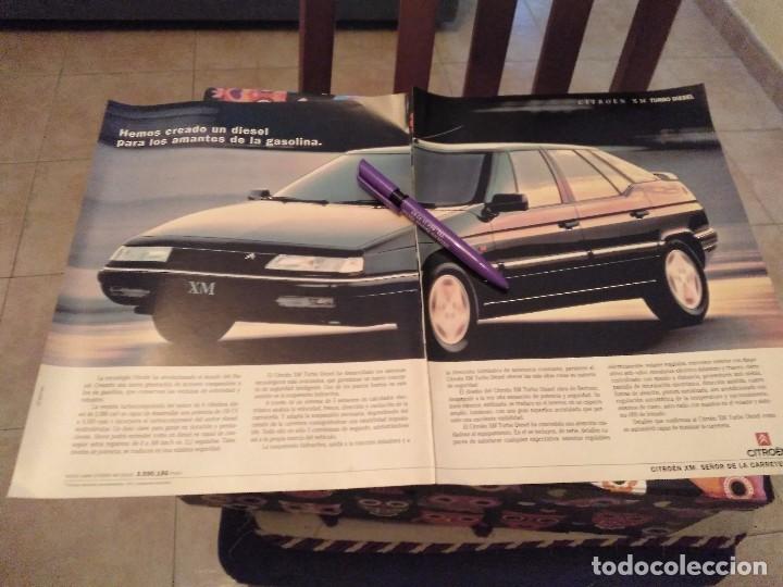 Coches y Motocicletas: ANTIGUO Y BONITO RECORTE REVISTA PARA ENMARCAR COCHE CITROEN XM TURBO DIESEL