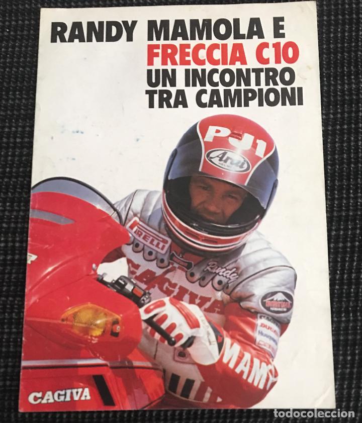 Coches y Motocicletas: Folleto catalogo publicidad original cagiva freccia 125 c10