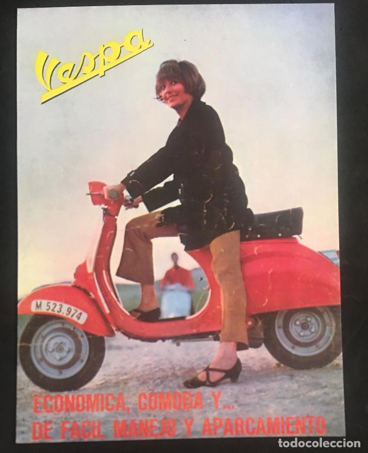 Coches y Motocicletas: hoja de publicidad vespa - a&ntilde;os 60
