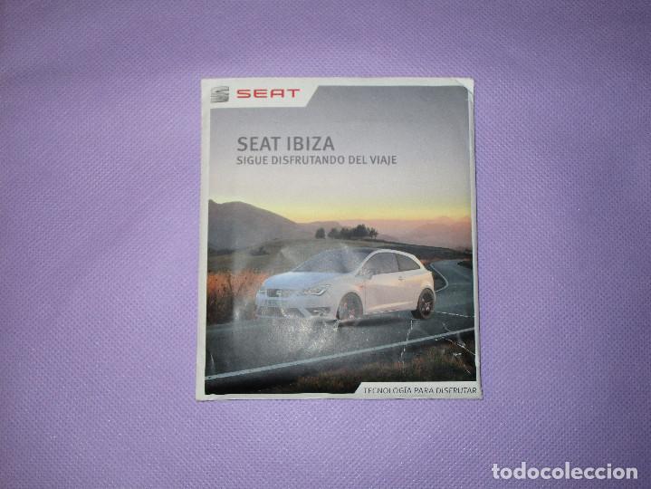 Coches y motocicletas: SOBRE PUBLICIDAD SEAT IBIZA - SIGUE DISFRUTANDO DEL VIAJE - SIN ABRIR - POSIBLEMENTE CON DISKETTE