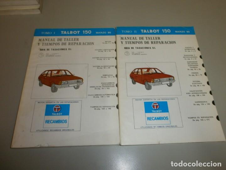 Carros e motociclos: manual de taller talbot 150