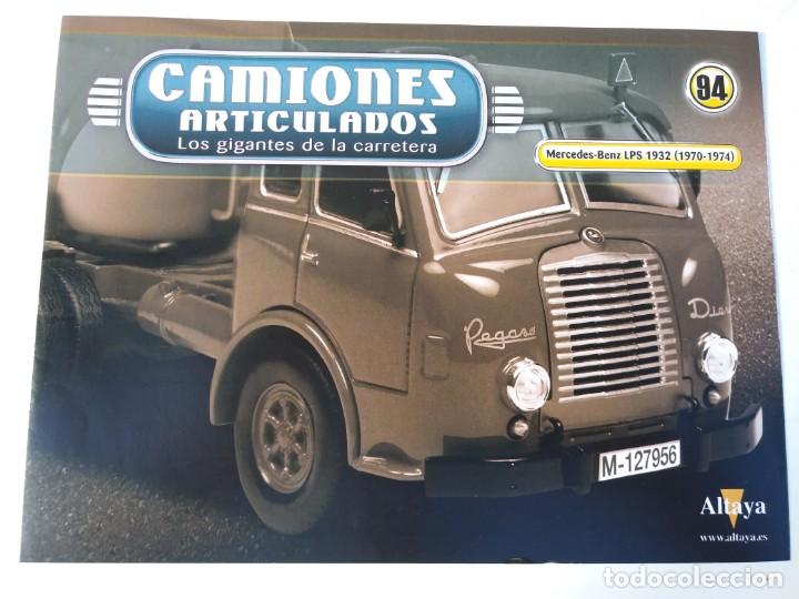 Voitures et Motocyclettes: Fasc&iacute;culo 94 Camiones Articulados Mercedes-Benz LPS 1932 (1970-1974) Altaya Nuevo