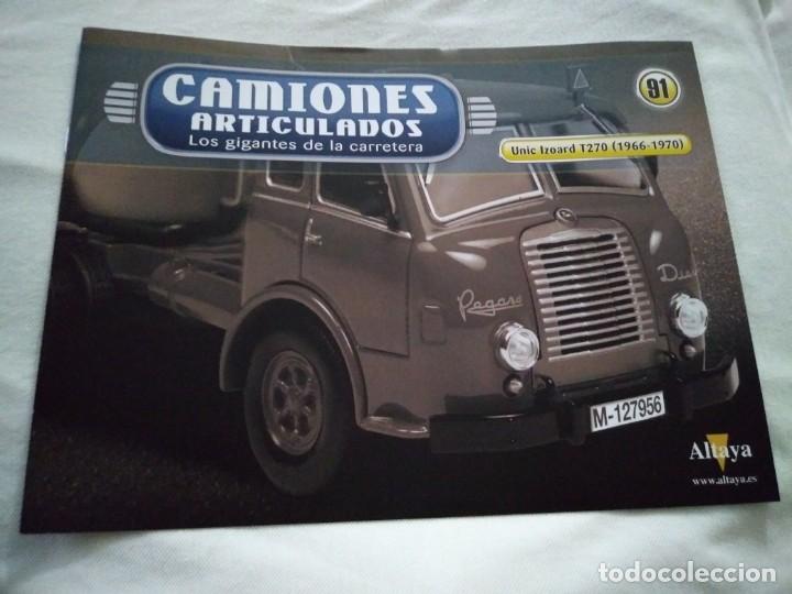 Voitures et Motocyclettes: Fasc&iacute;culo 91 Camiones Articulados Unic Izoard T270 (1966-1970) Altaya Nuevo