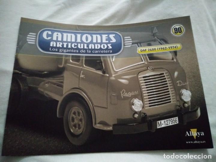 Voitures et Motocyclettes: Fasc&iacute;culo 90 Camiones Articulados DAF 2600 (1962-1974) Altaya Nuevo