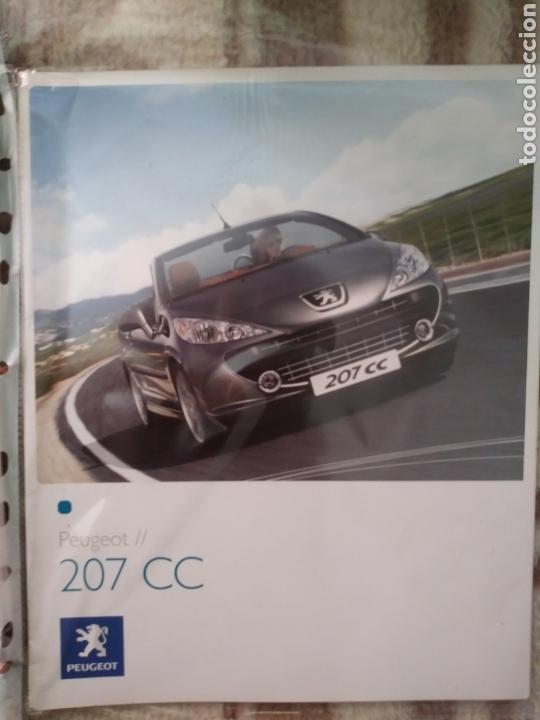 Coches y Motocicletas: Cat&aacute;logo Peugeot 207 CC