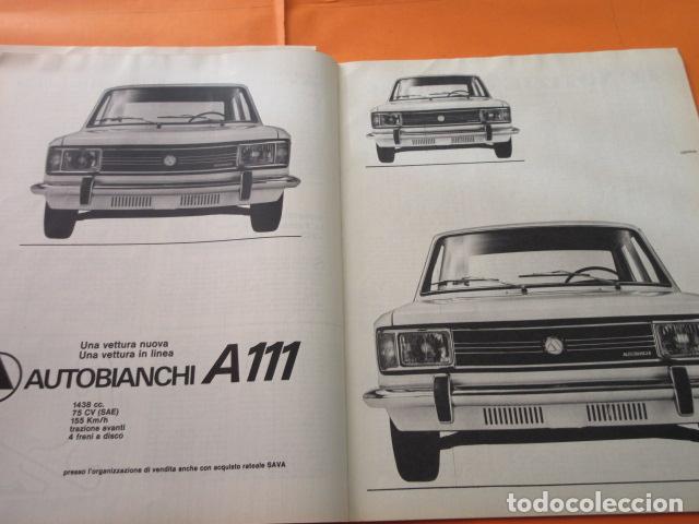 Autos und Motorr&auml;der: PUBLICIDAD 1969 - COLECCION COCHES - AUTOBIANCHI A 111 DOBLE PAGINA SEPARADA POR CENTRO REVISTA