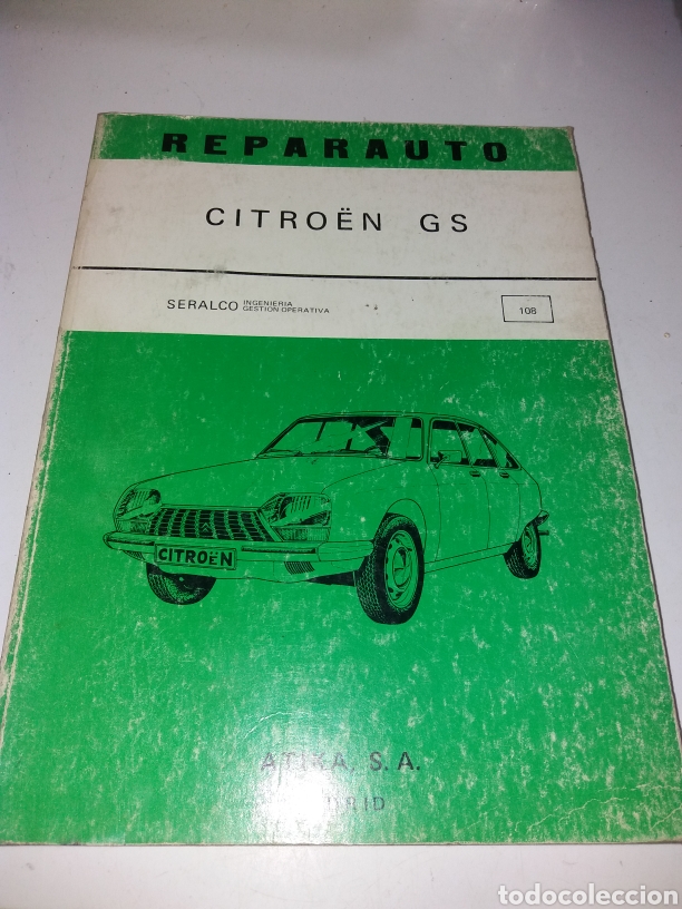 Coches y Motocicletas: manual reparauto atika n 108 citroen gs